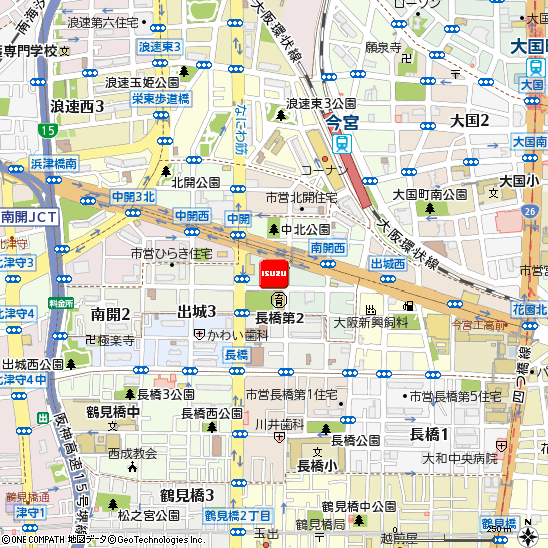 いすゞ自動車近畿株式会社・南大阪営業所付近の地図
